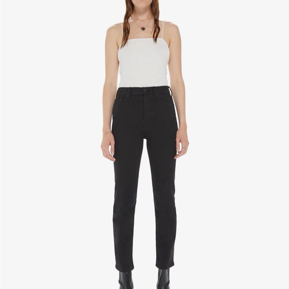 Black Denim Mother Jeans